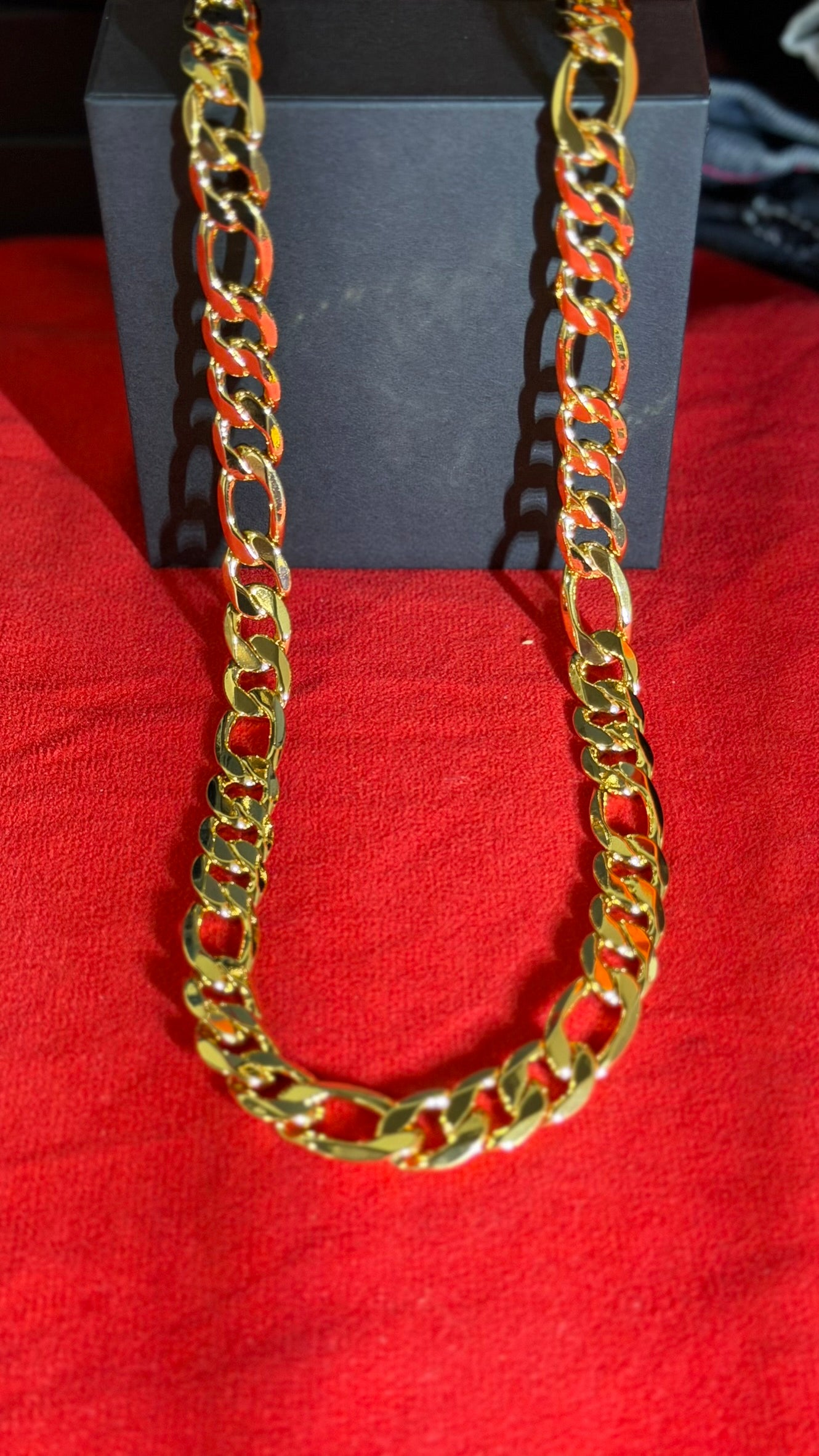Cadena Cubana 24" - Oro Laminado 18K