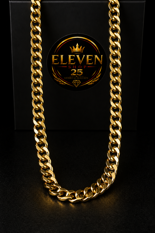 Cadena Cubana 24" - Oro Laminado 18K